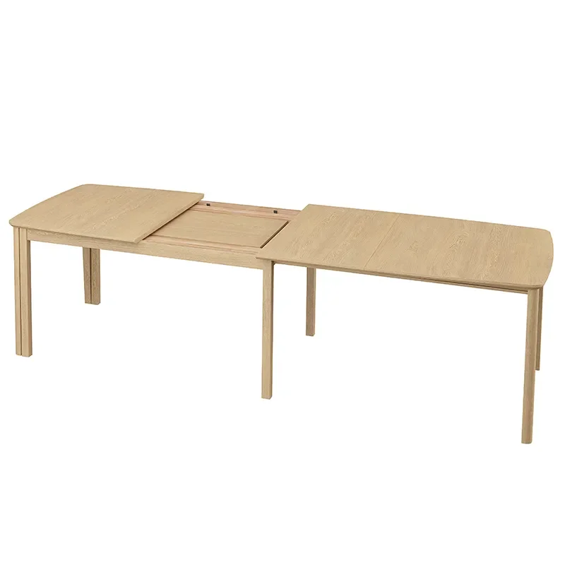 SM107 Dining table 101x160-316-368 cm lacquered oak