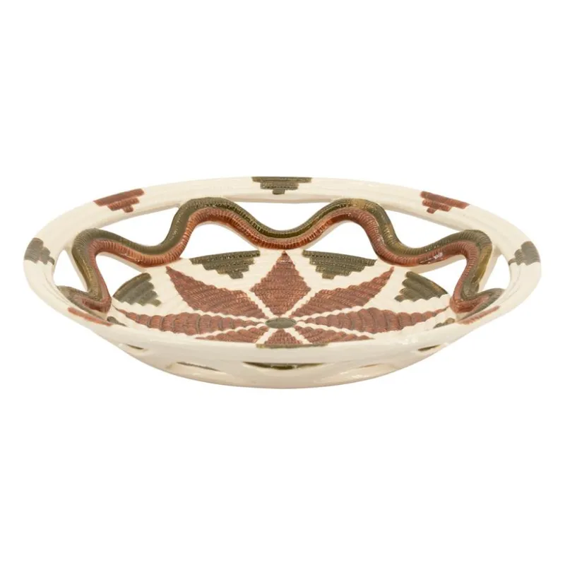 Vloom Bowl 29,5x29,5x6,8 cm Earthenware Multicolour