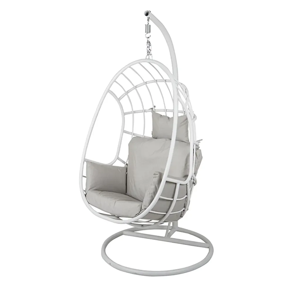 Palo hanging swing white/pearl grey