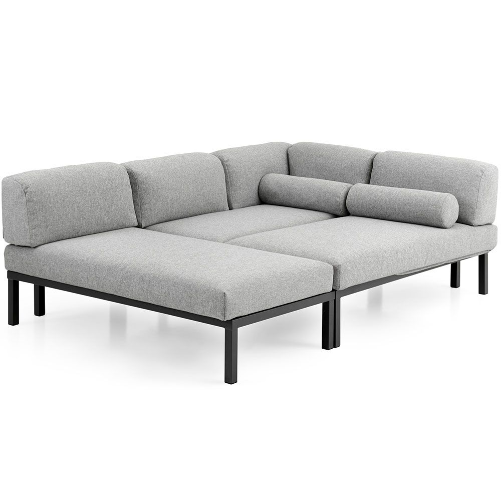 Gonesse sofa group anthracite/grey