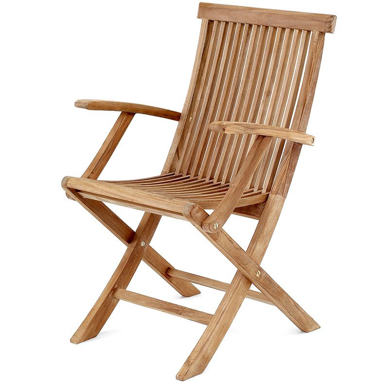 Turin armchair natural teak