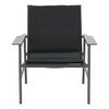Soro armchair Antracit/Teddy Black