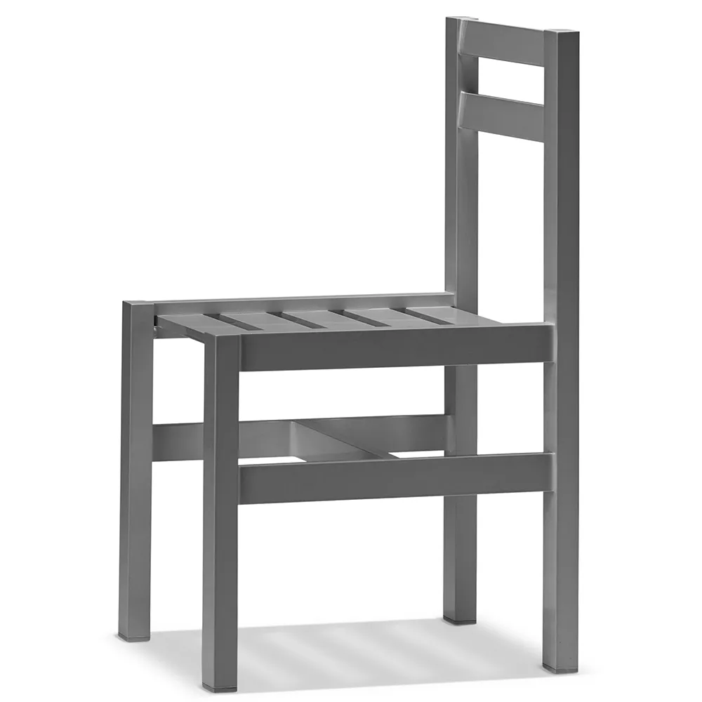 Chair Grey Aluminium