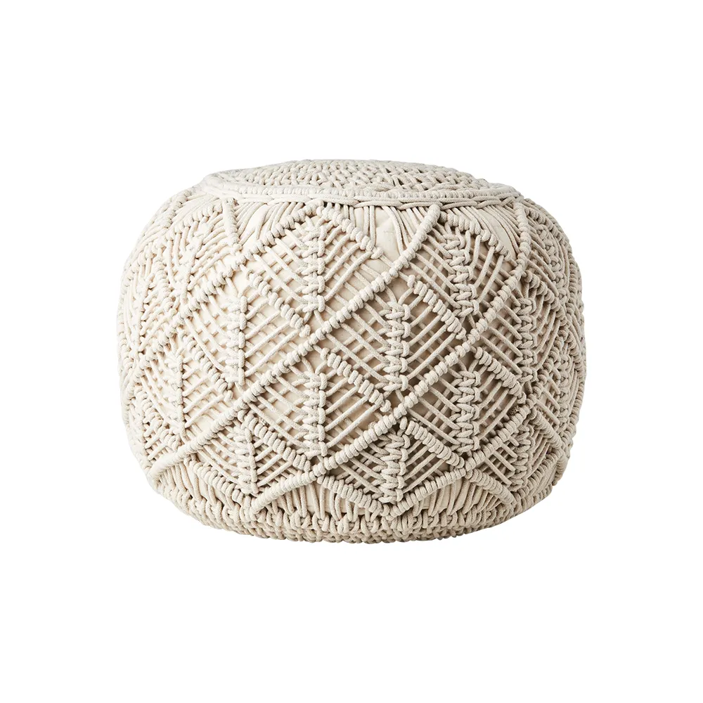 JUNI pouf white