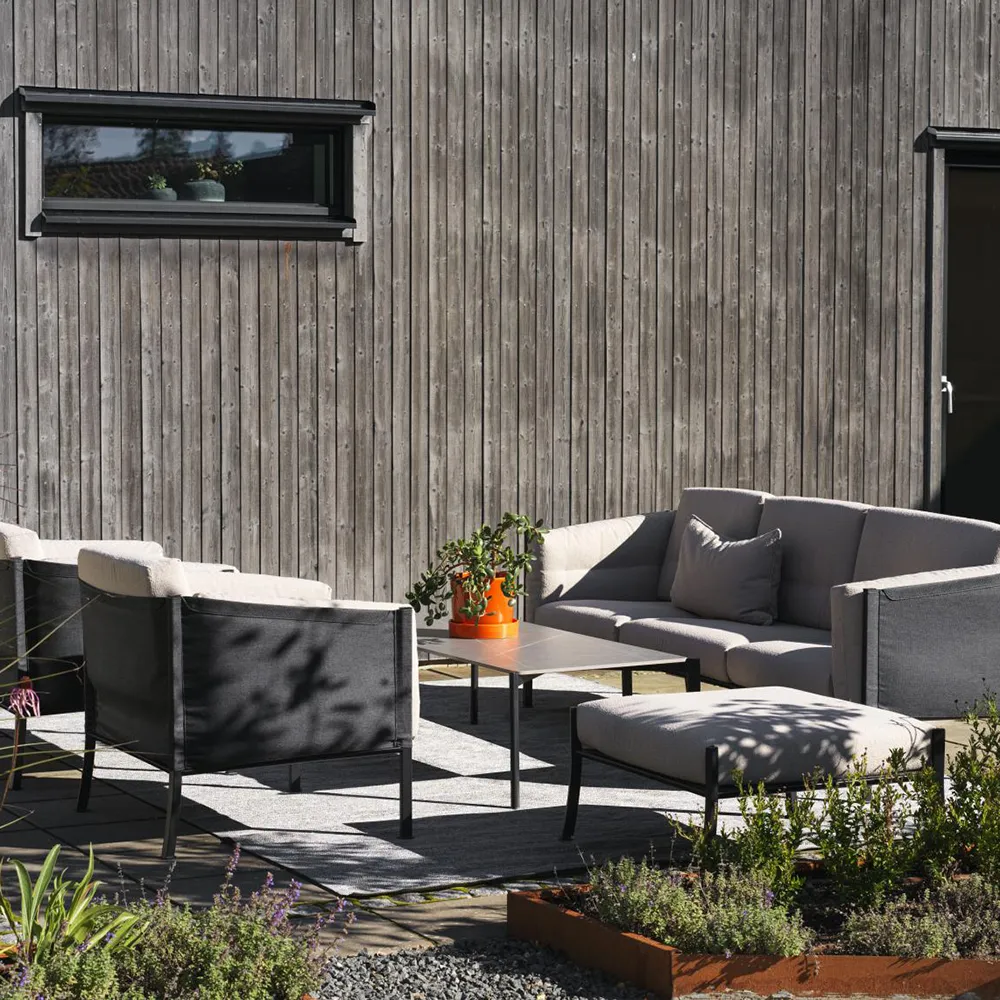 DELUX Armchair - Teddy Beige/Black