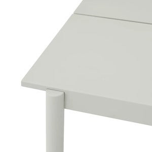 Linear Steel Dining table 220x90 cm Grey 