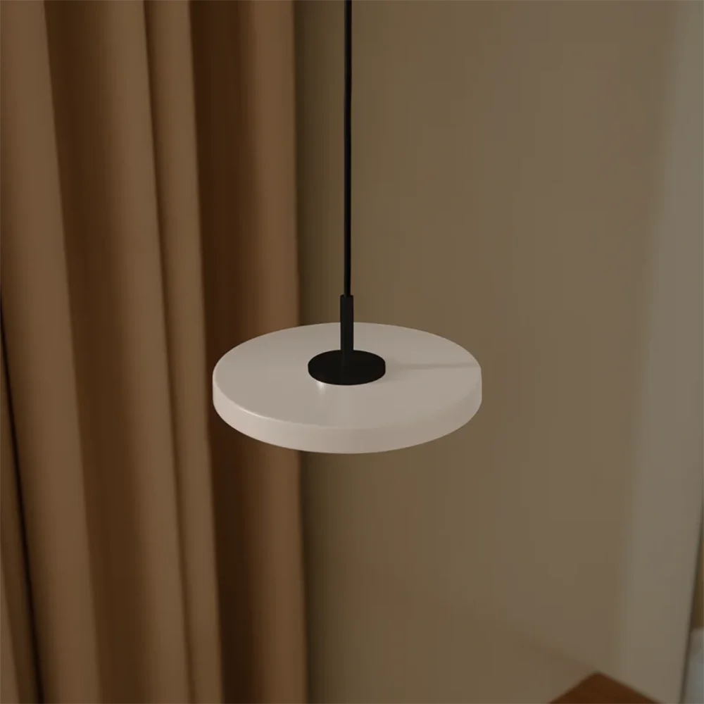 Asteria Micro Lamp Ø15 cm Pearl White/black