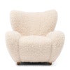 Courchevel Wing Chair White Lion