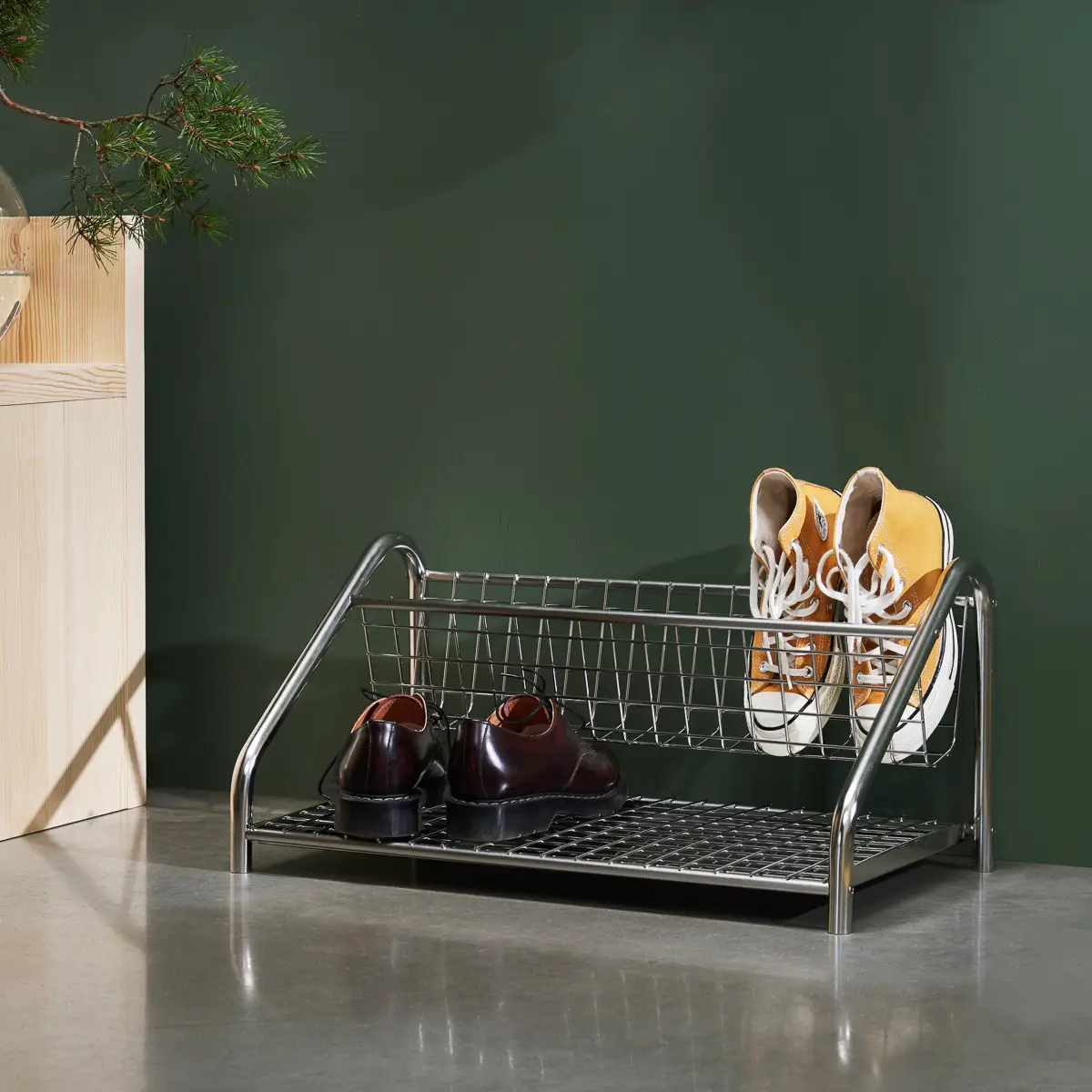 Funk Shoe shelf 61 cm Rostfritt stål Rostfritt Stål