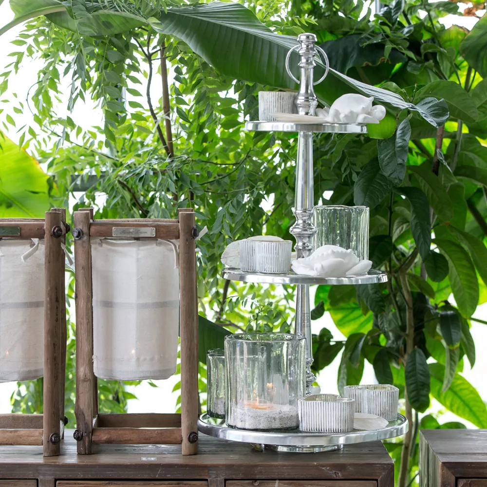  Berkeley glass cake dish - 3 tiers