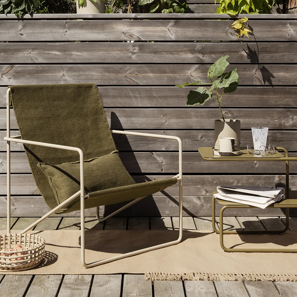 Desert Lounge Chair Black/Olive