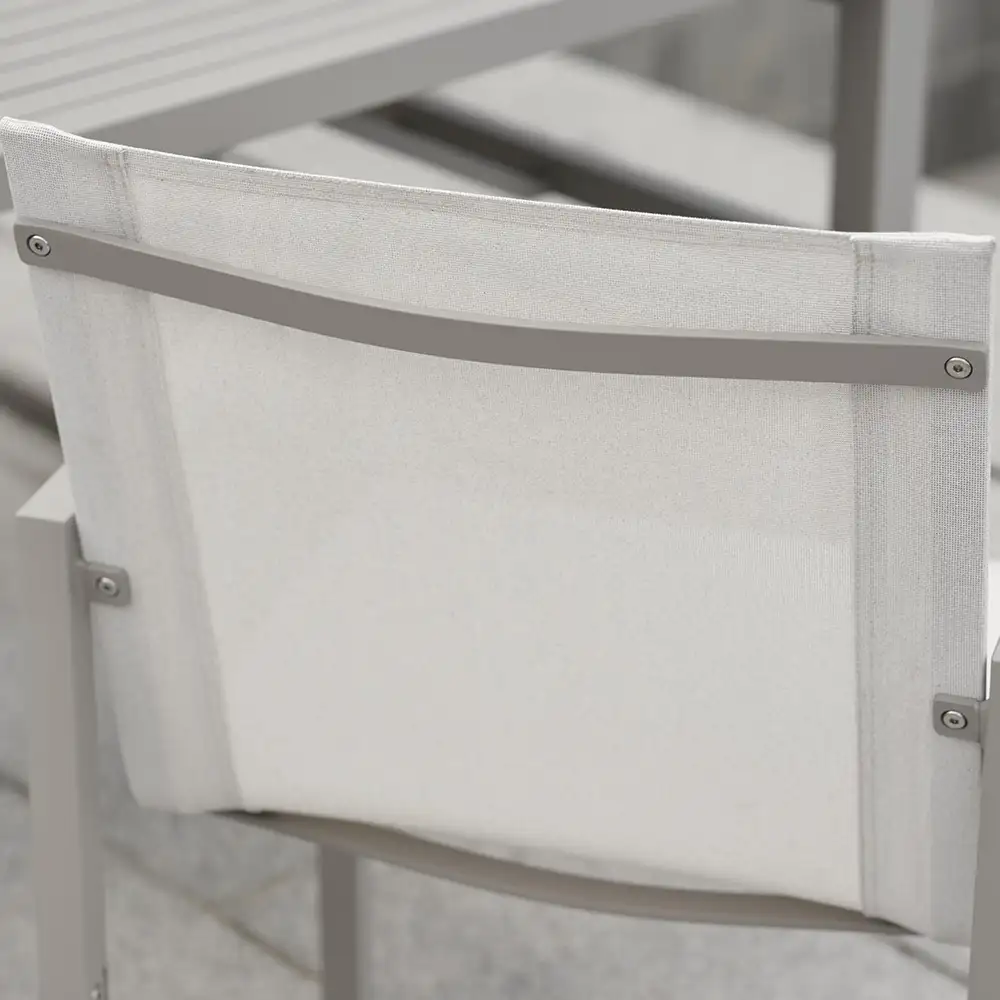 Vevi armchair khaki/white