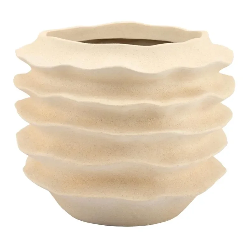 Riva large Planter 53x53x45 cm Polyresin White