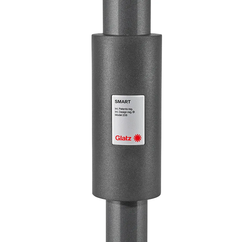 Smart parasol 240x240 cm anthracite Cat.5 550 Cement