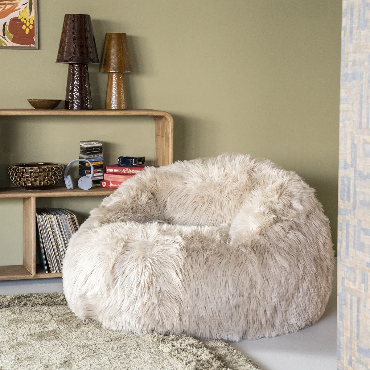Inflatable Armchair Snuzzle Taupe