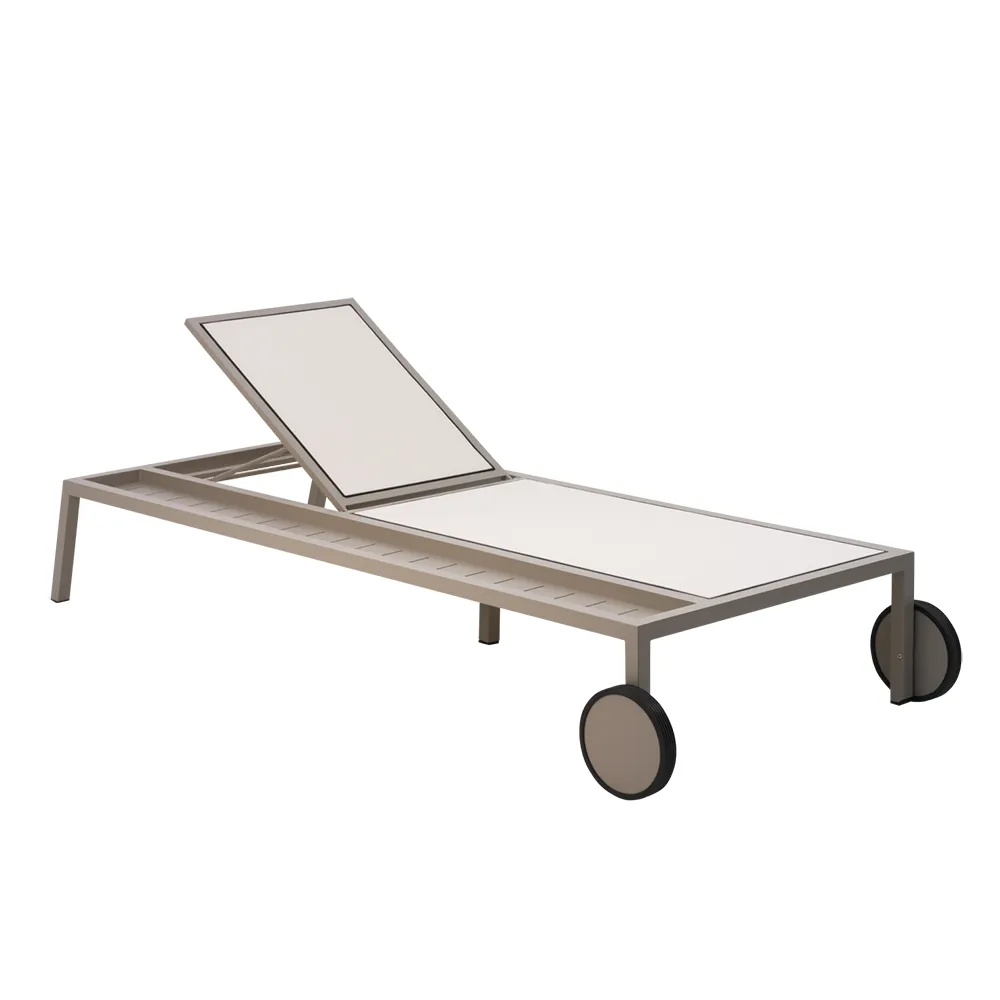 2-pack Samvaro sun lounger  Khaki / Sand