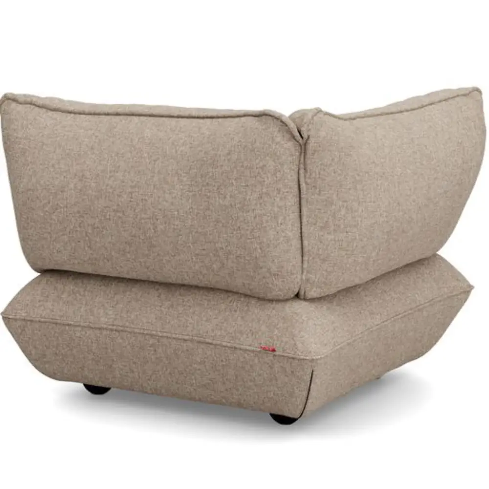 sumo corner seat boucle recycled brown