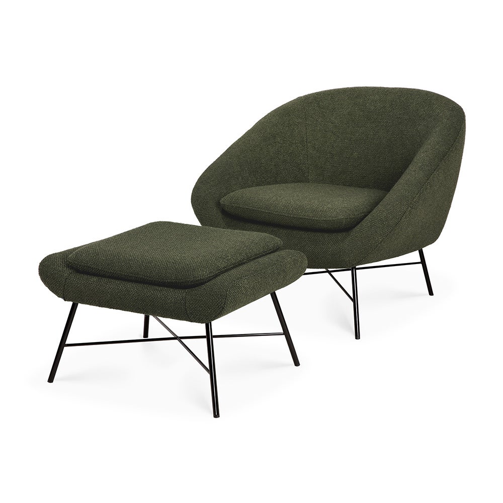 Barrow footstool - Pine Green