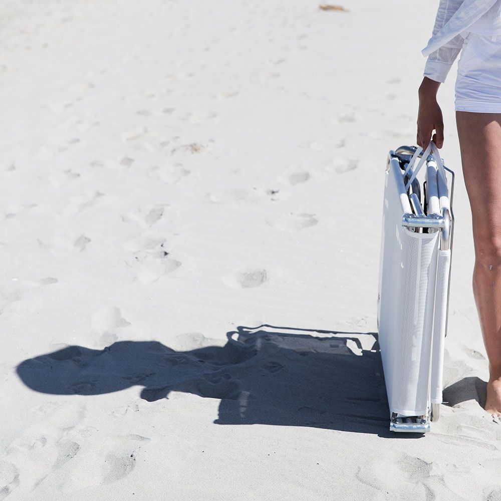 Amigo sunbed marine aluminium/textilene