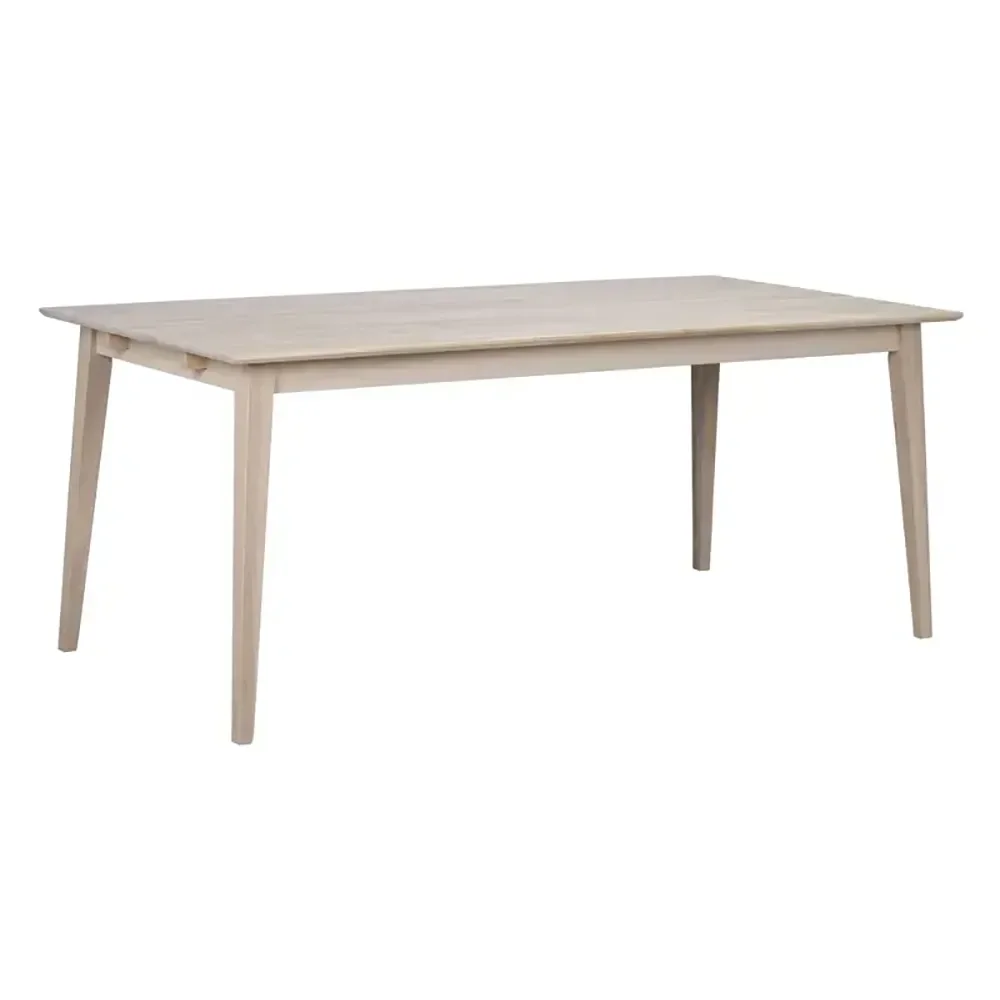 Filippa dining table 180x90 cm white pigmented oak