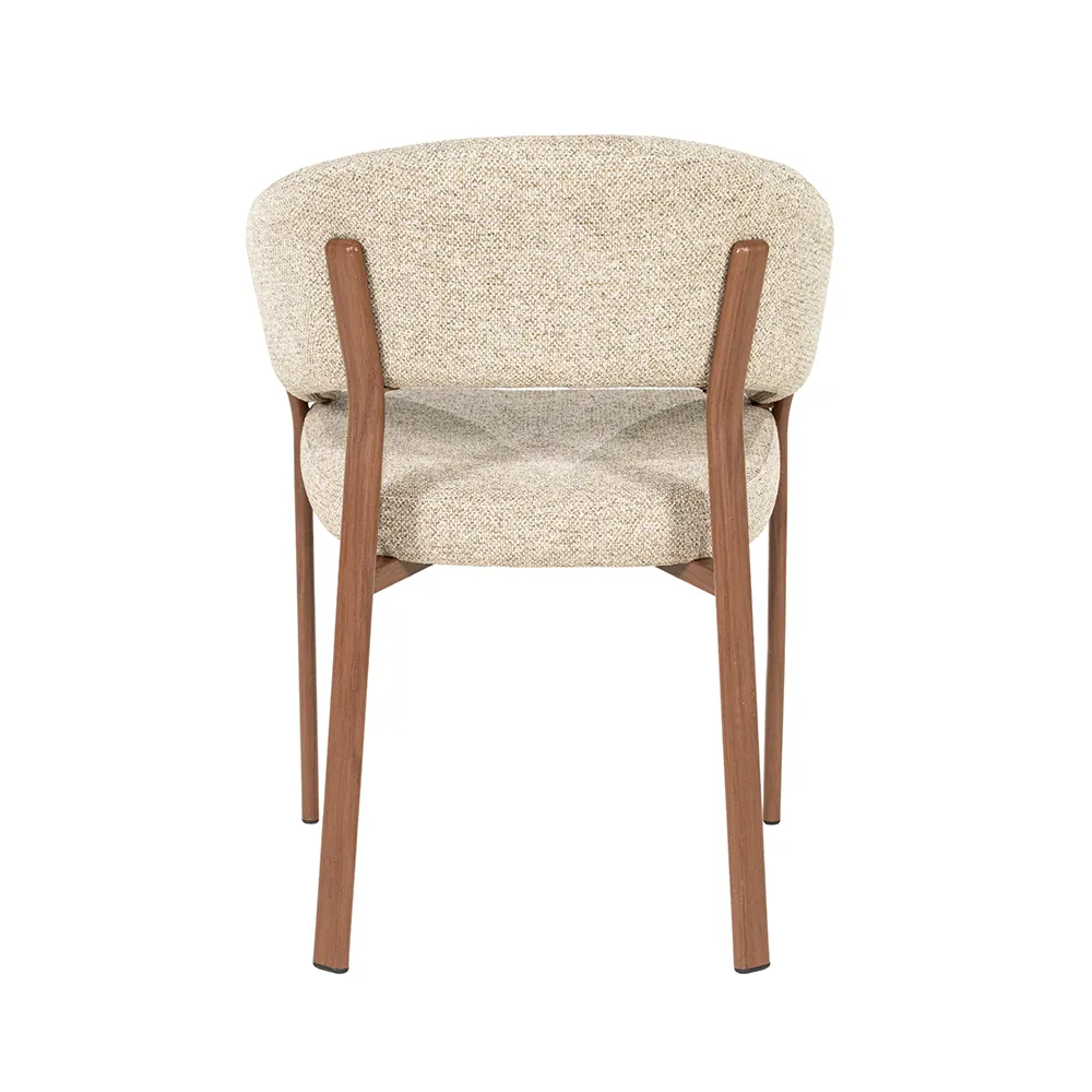 Dining Chair Sedia Brown with armrest