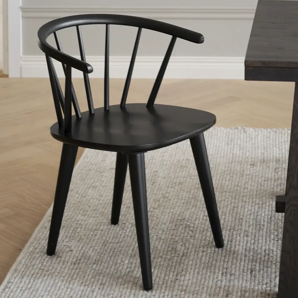 Carmen dining chair black