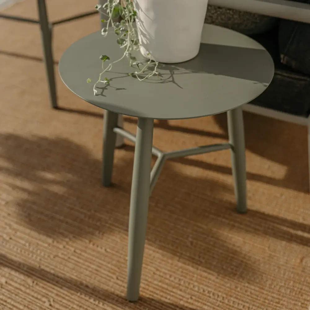 Vannes coffee table Ø45 - Dusty Green