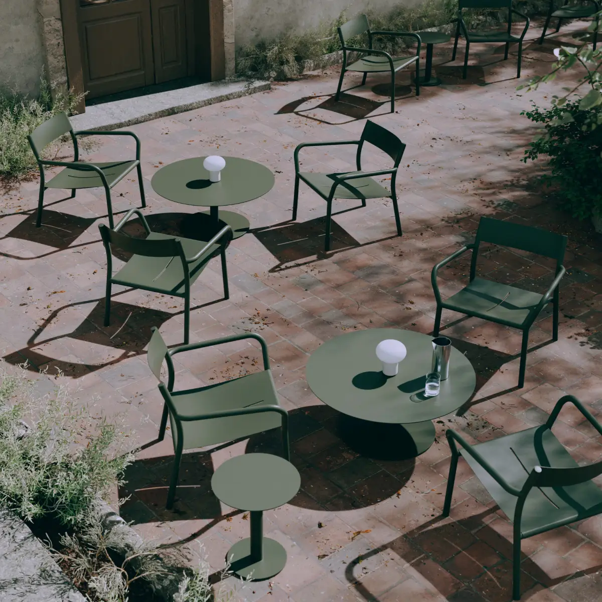 May Coffee Table Ø90cm Dark Green