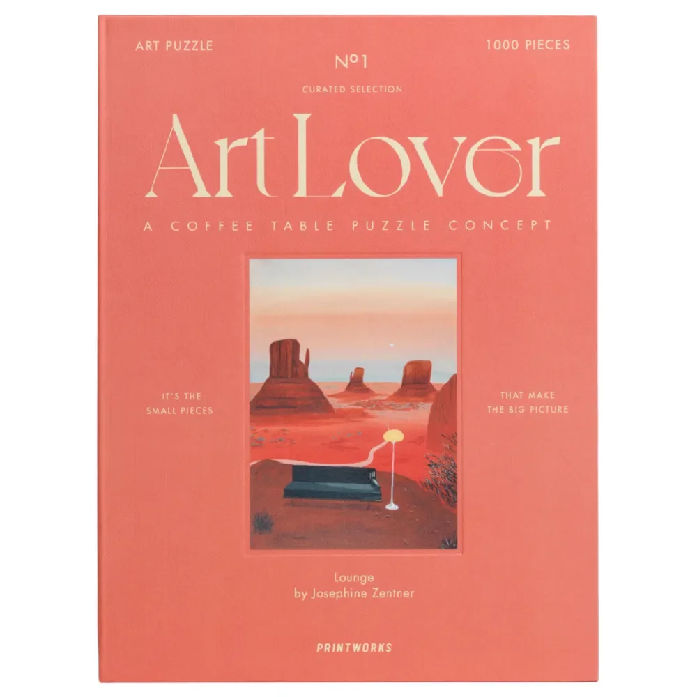 Art Lover Book Puzzle - Lounge, 1000 pcs