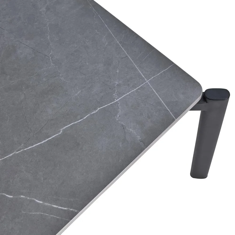 HALLAVARA coffee table 146x66cm - Black