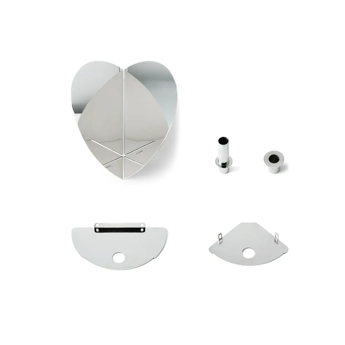 Twilight wall sconce stainless steel