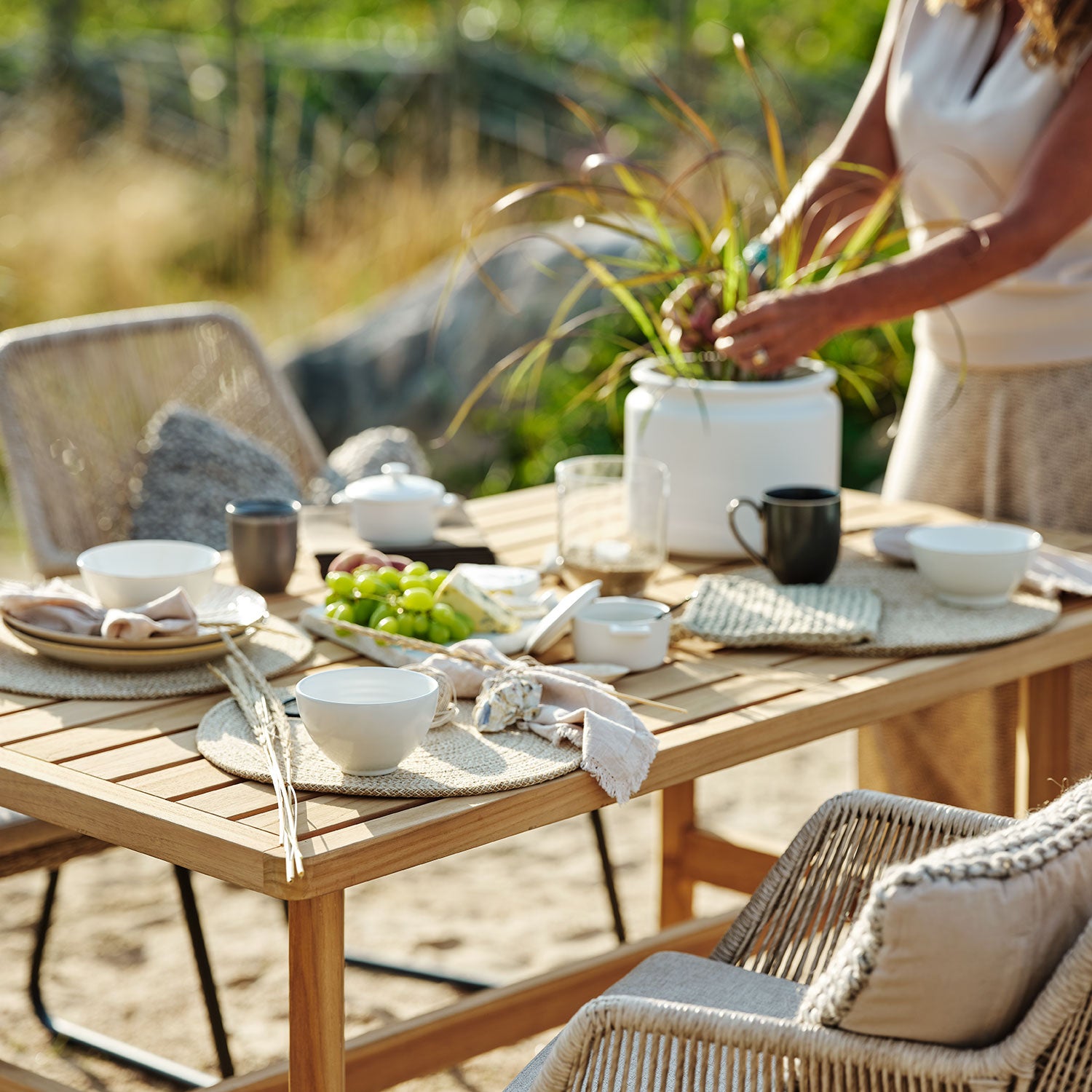 Kornell dining table 90x150 cm natural teak