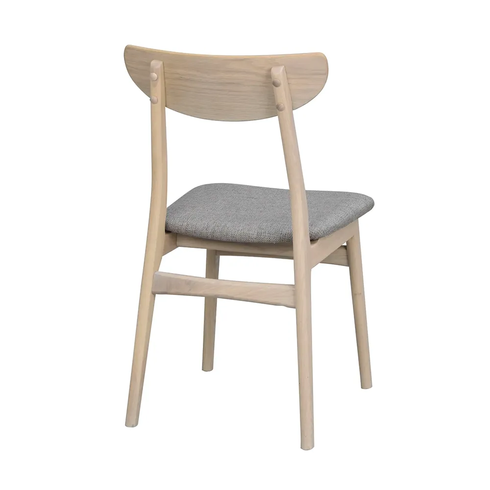 Rodham chair white pigmented oak/light gray