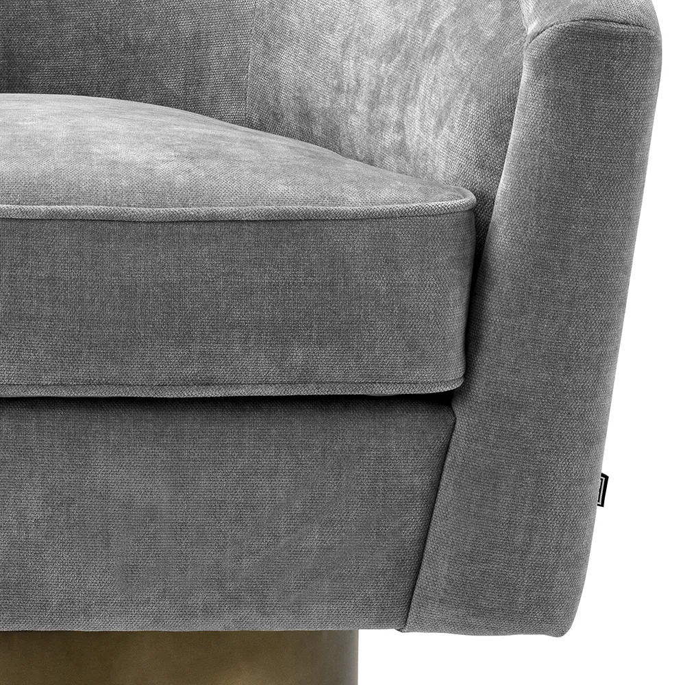 Swivel Chair Catene Clarck grey