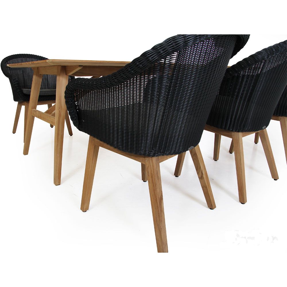 Beverly armchair black/grey