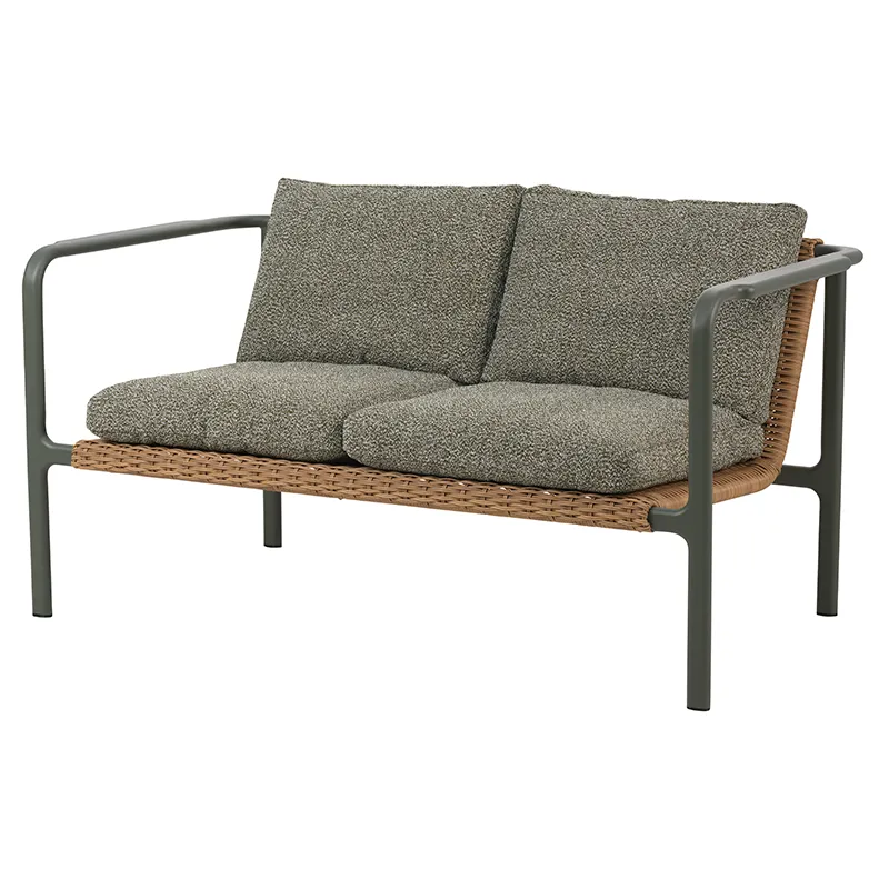Motty 2-seater sofa     Nordic green / Teddy Verde