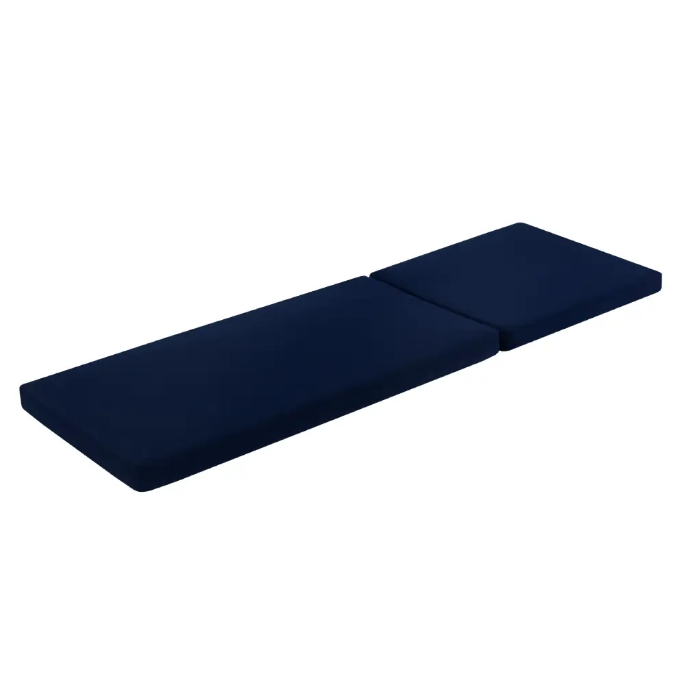 Bålamöllan sun lounger cushion blue