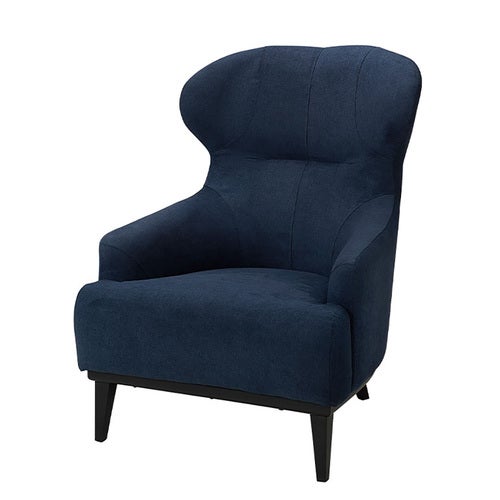 Toulouse fabric armchair-Simply deep blue