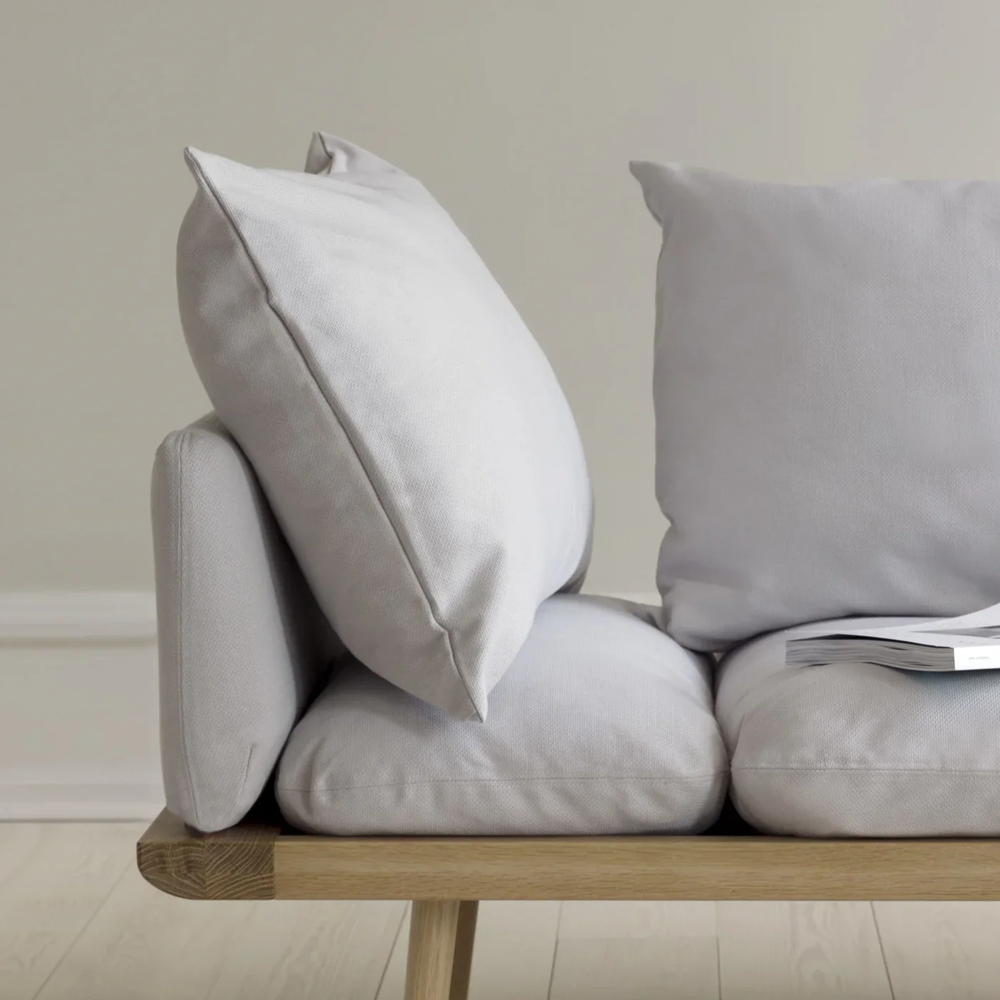 Lounge Around  3-seater sofa Oak/Sterling