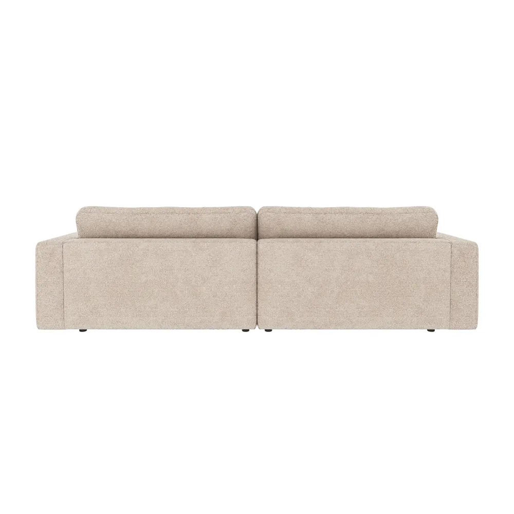 Duncan sofa 3-seater fabric Robin light grey
