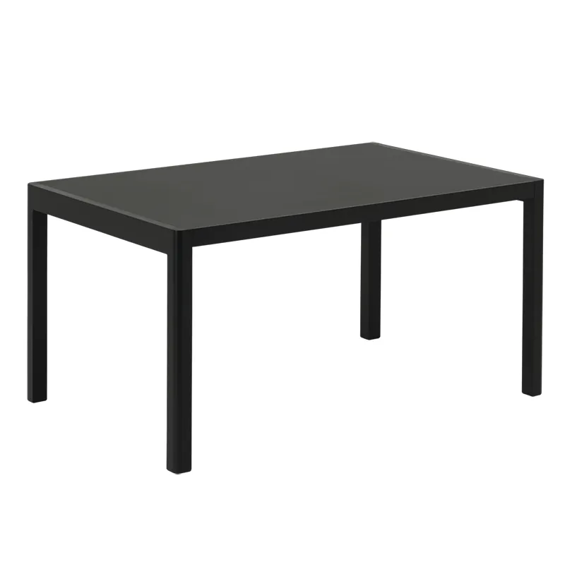 Workshop Table 140 X 92 cm 55.1 X 36.2 tum - Black Linoleum Black