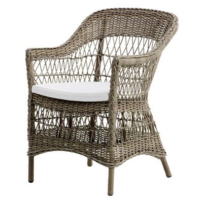 Charlot antique rattan chair