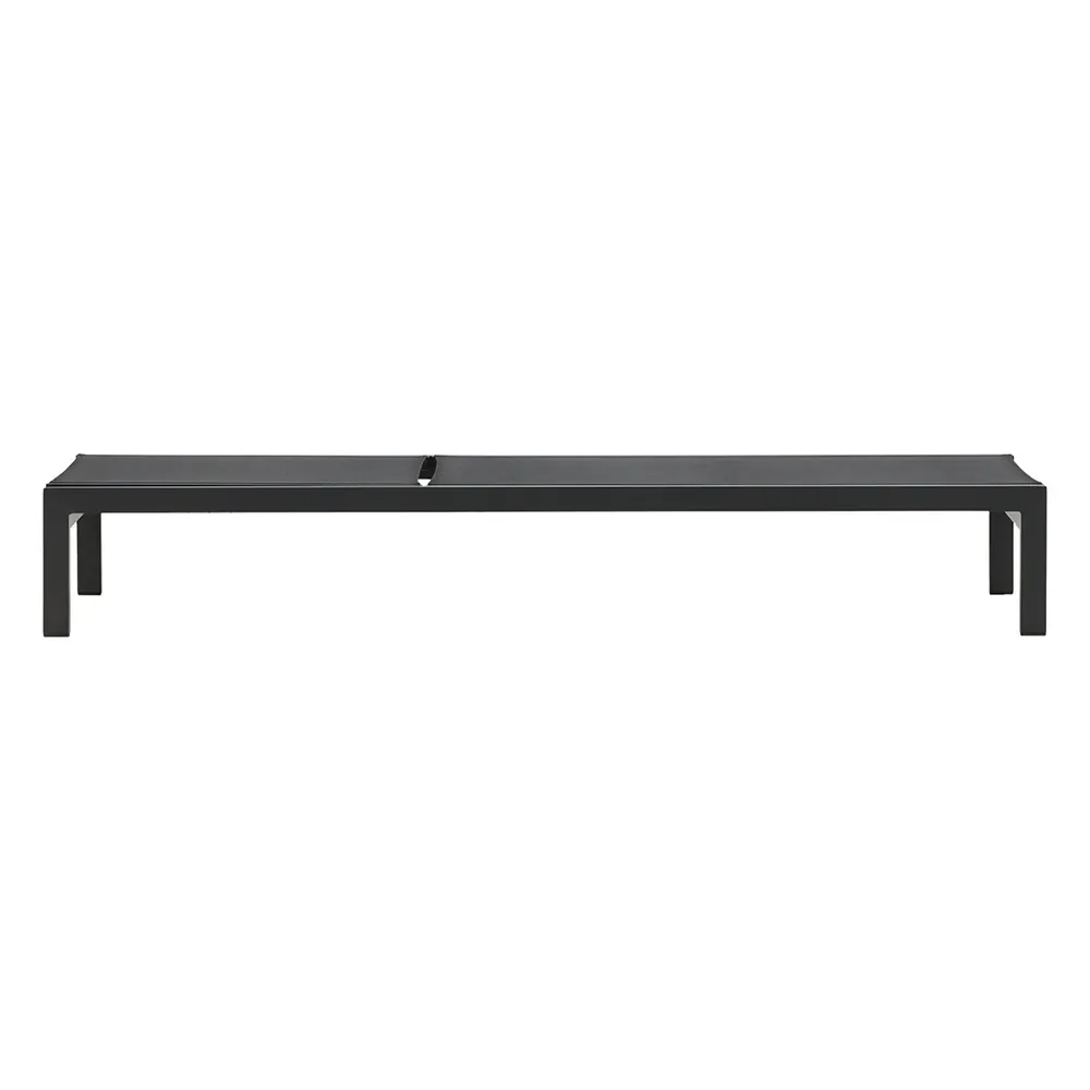 Copacabana Sunbed Black 2-pack