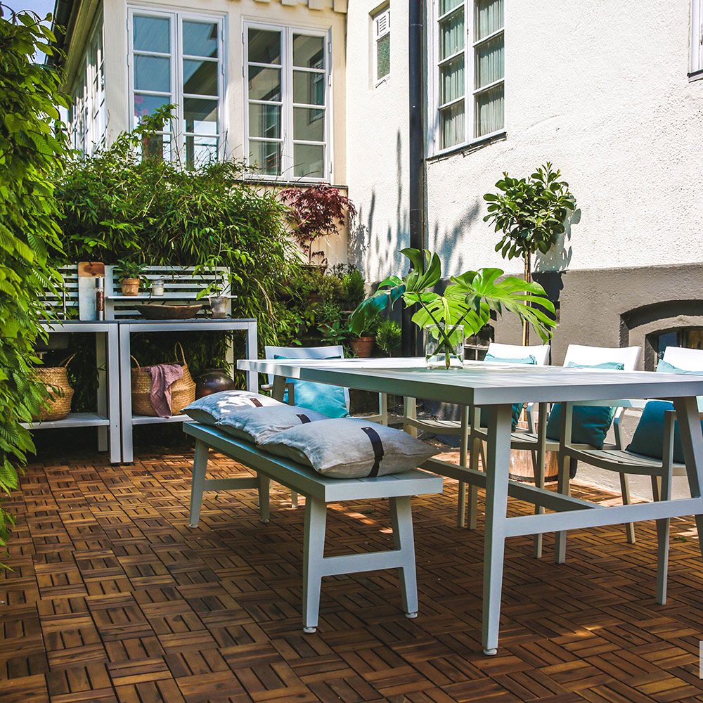 Bellac outdoor kitchen corner piece black/grey