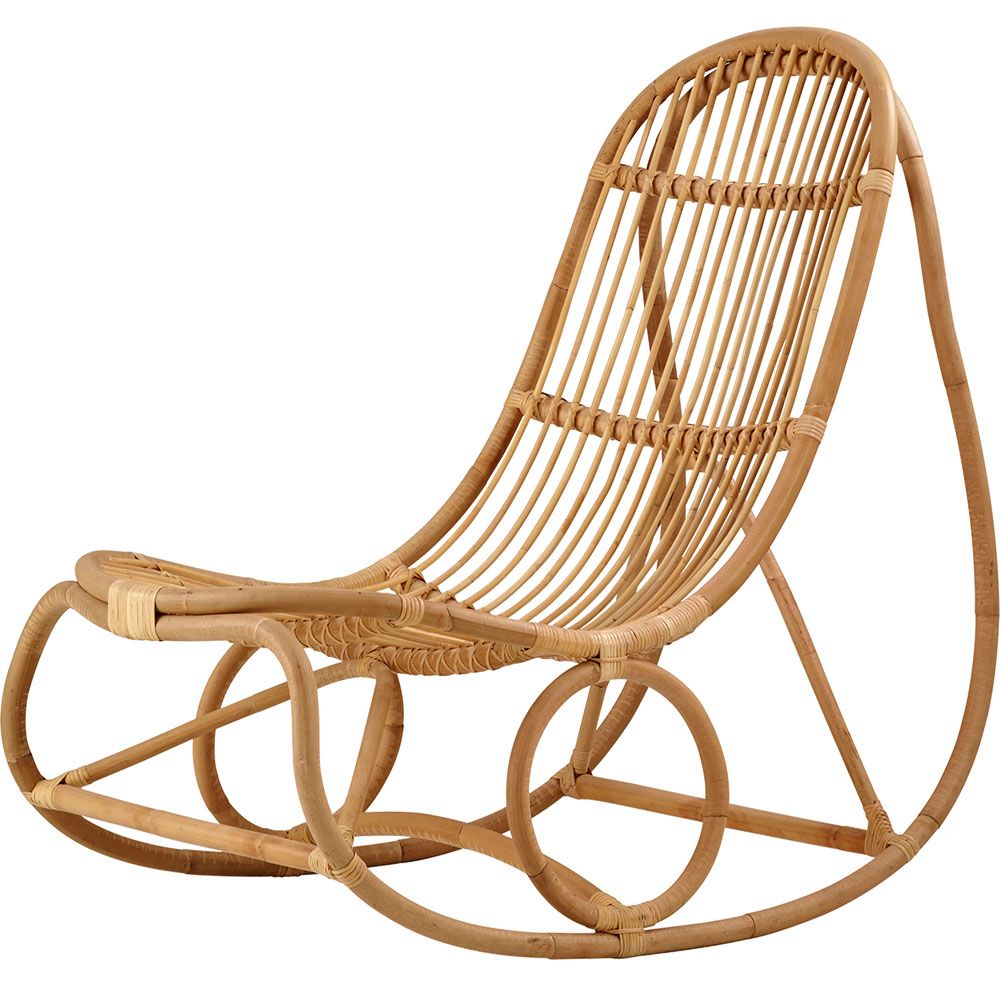 Nanny rocking chair rattan 
