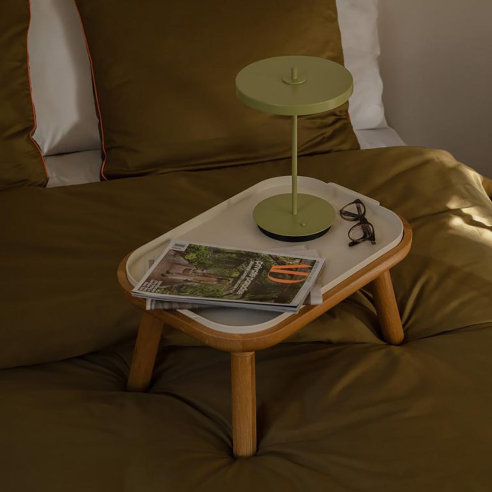 Paff Side Table Oak/Pearl White