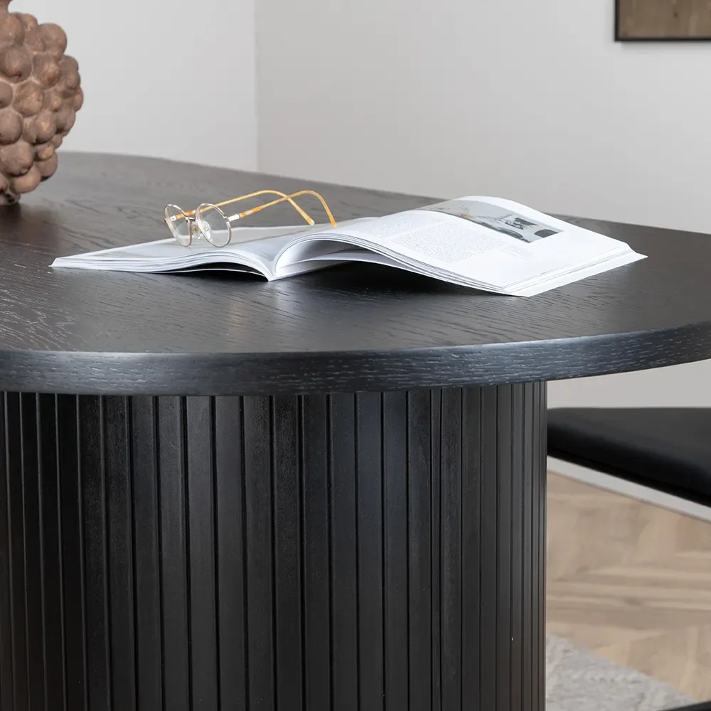 Bianca Dining Table 90x200 cm Black