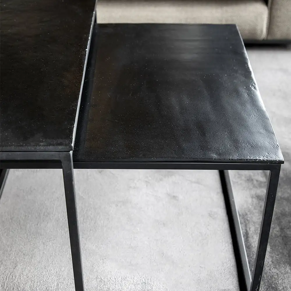 Mille Coffee table 3-set Black