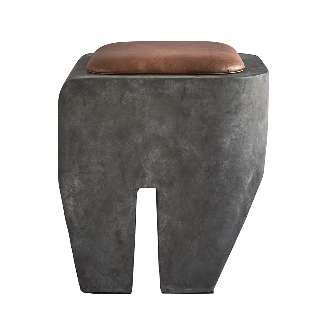Sculpt Stool Cushion - Leather