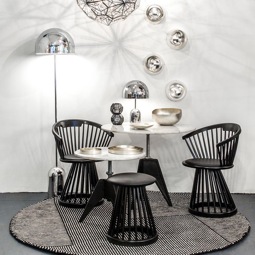 Fan Dining Chair Black